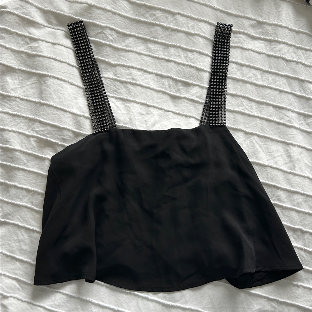 Superdown Black and White Contrast Top